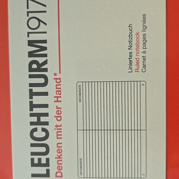 ❤️BUY 5 GET 3 FREE Leuchtturm1917 Notebook Medium (A5), Hardcover, Lobster - Picture 8 of 16